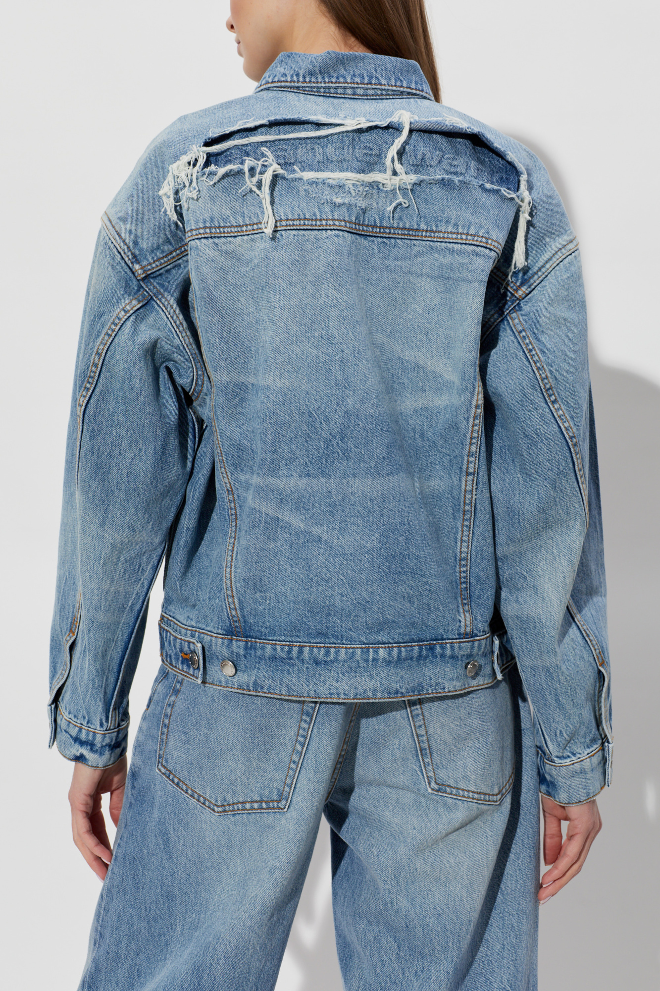 Alexander Wang Denim jacket with 'Vintage' motif | Women's | Vitkac